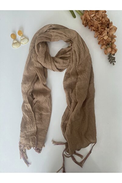 GOX Long Fringed Cotton Shawl