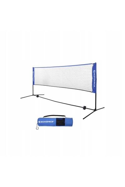 Other Plasă de tenis Songmics PENTRU TENIS ȘI BADMINTON, CADRU DE GRĂDINĂ 1,55 m / 4 m