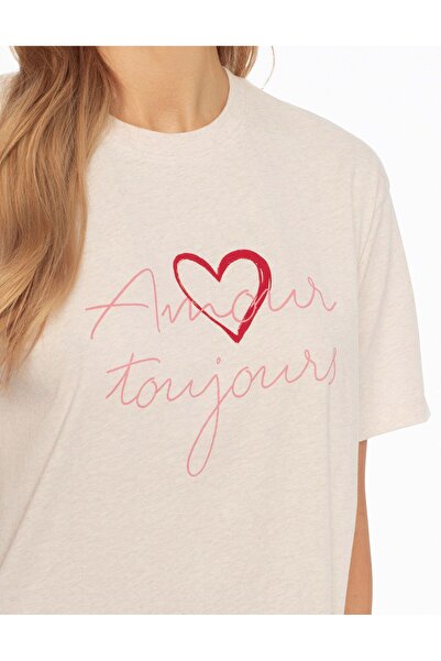 Henderson Women's Short Pajama Set Shorts & T-Shirt Heart Pattern Cotton & Viscose Comfortable | Amour