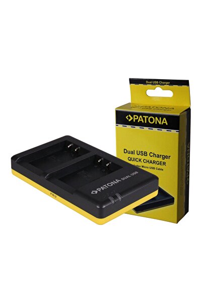 Patona Încărcător rapid dual USB LP-E17 compatibil cu Canon EOS 750D 760D Kis...