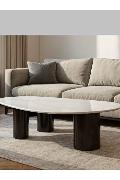 BEC49 Luxury oval coffee table - modern design for contemporary living rooms