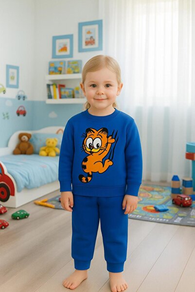 playwear Σετ Φόρμας με Στάμπα GARFIELD ΠΑΡΑΤΕΛΛΩΝΤΑΣ ΚΟΥΨΑΣΕΣ, για ΗΛΙΚΙΕΣ 3-...