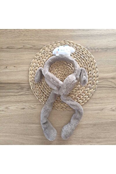 Renata's Girl Child Playing with Colorful Kuromi Character Plush Earmuffs wit...