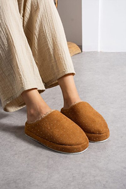 FUGA MODA شبشب منزلي Loffy Taba Mini Stone شبه مغلق وصامت وغير قابل للانزلاق ذو نعل حراري