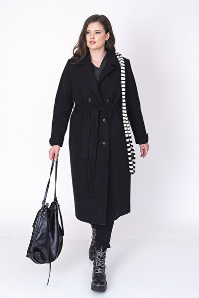 Büyük Moda KRUVAZE COTTON COAT