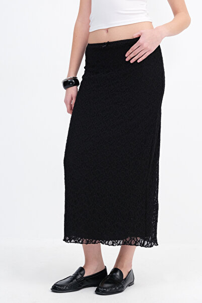 Addax Δαντελένια Φούστα Midi E17691