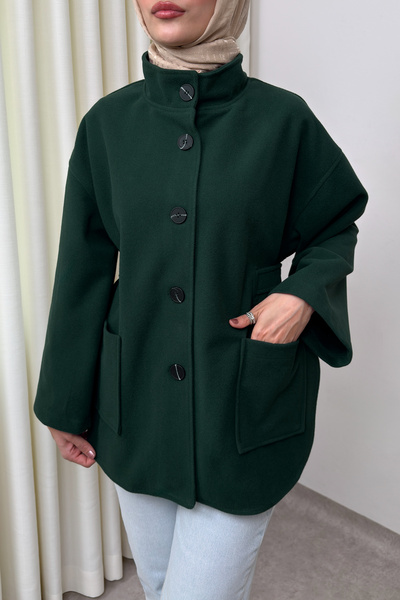 zhrcelebi سترة هاكم ياكا كاشي 0035 - أخضر زمردي