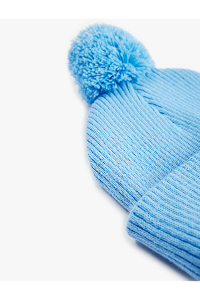 Koton Pompom Detailed Knitted Knitwear Beanie