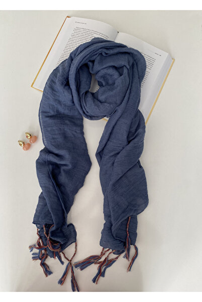 GOX Long Fringed Cotton Shawl