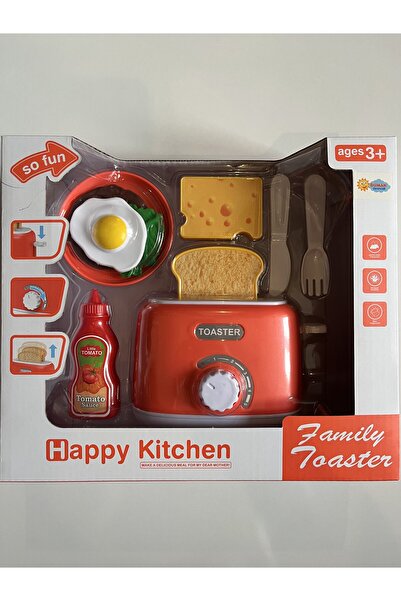 mavi su dünyası Pilli Ekmek Kızartma Makinası Oyun Seti