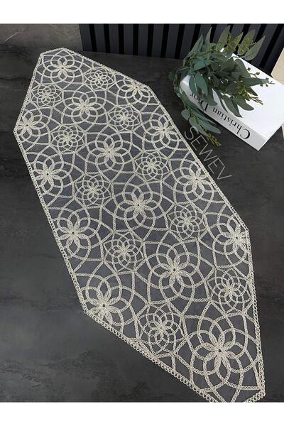 sewev غطاء طاولة من نوع سيملي رانر (قهوة بالحليب)