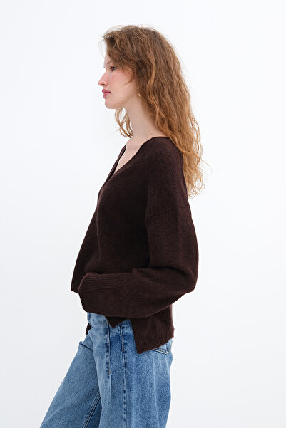 Addax V-Neck Knitwear Sweater K3379-A11