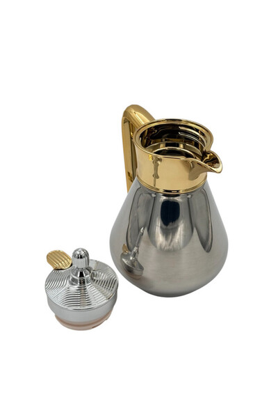 B&D Vaccum Flask 1.0L , Silver & Golden