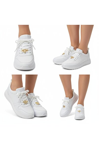 KumaşEvi Metal Küçük Arı Ayakkabı Bağcık Charmı - 2 cm ( 1 ADET )