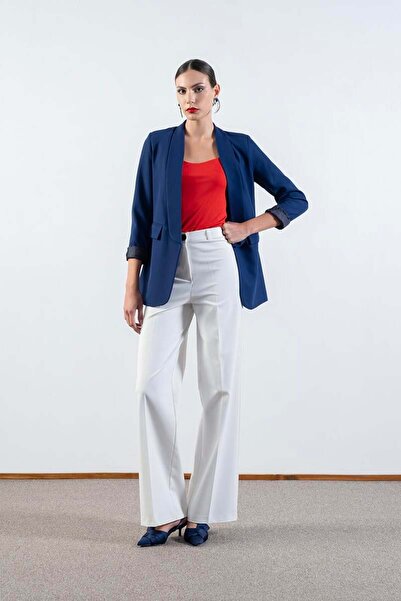 Spazio Orsilda Şal Yakada Gül Detaylı Ceket SAKS