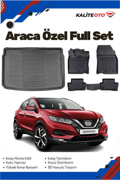 ko kaliteoto Nissan Qashqai 2015-2016-2017-2018-2019-2020-2021 Model Yumuşak ...