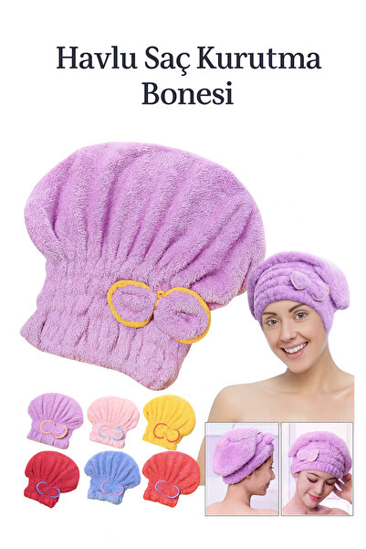 Zogira Süper Emici Mikrofiber Havlu Bone | Hızlı Saç Kurutma Bonesi | Duş Son...