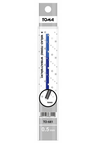 Other Refill stilou ștergător Toma TO-681, 0,5 mm, albastru