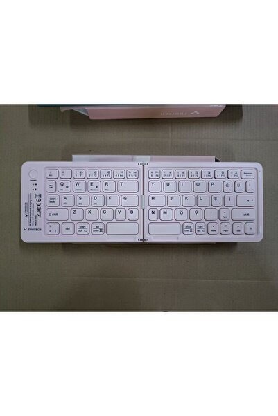 TWOTECH Katlanabilir Renkli Bluetooth Klavye – Şarjlı, Taşınabilir, 5.0 Bağlantı, Tüm Cihazlarla Uyumlu