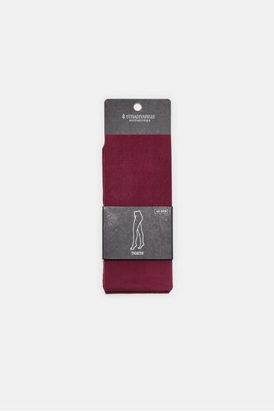 Stradivarius 50 denye basic renkli külotlu çorap