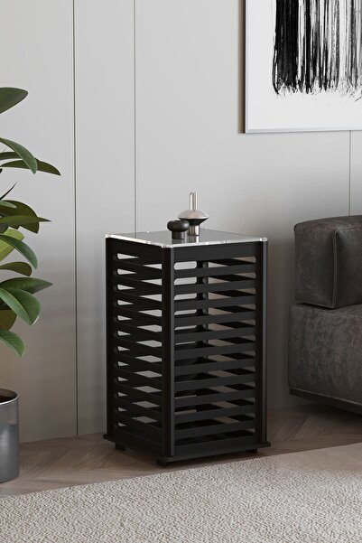 Halımax Siyah Solis Sehpa Lambader