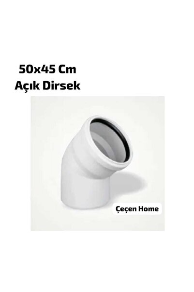 Genel Markalar (1 Adet) 50'Lik Açık Dirsek 50x45 cm Pvc Dirsek