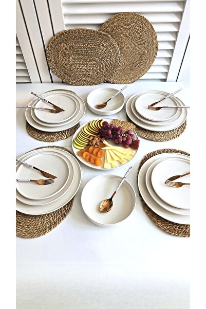 GULHANILE Porselen Moderna Cheff Taste Kahvaltı Takımı 4 Kişilik 15 Parça