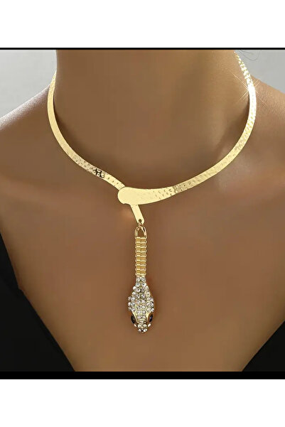 Marmara Yi̇ıpan Head Chain Necklace Pandatif Bohemian Hiphop Hammered