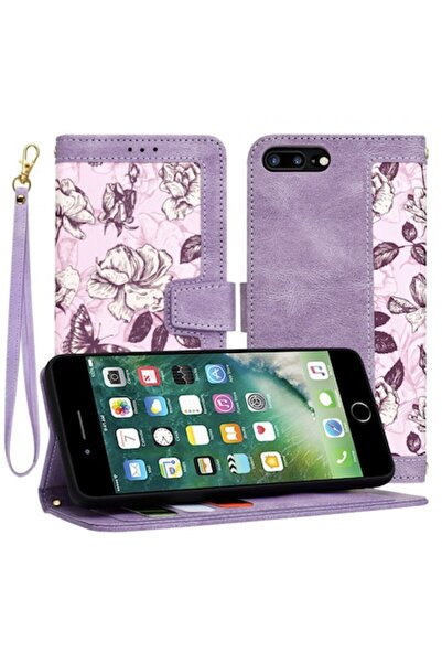 Stef's Cat Carcasă pentru Apple iPhone 8 Plus / 7 Plus, FlipCraft, Violet