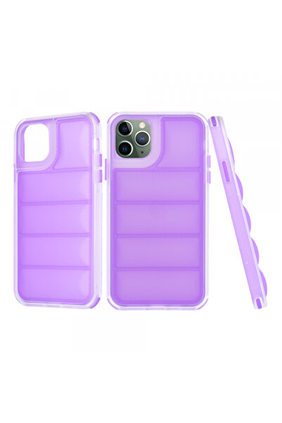 Apple Husa pentru iPhone 11 Pro Max, Techsuit, Wave Shield, Mov