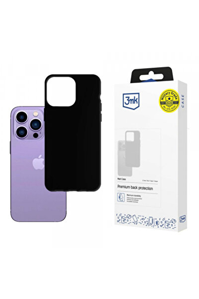 Apple Θήκη για iPhone 14 Pro, 3MK, Ματ Μαύρο