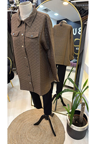 Invee Quilted Mink Jacket 6827