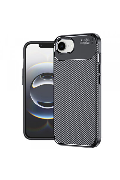 Apple Husa pentru iPhone 16e, Techsuit, CarbonFiber, Neagra