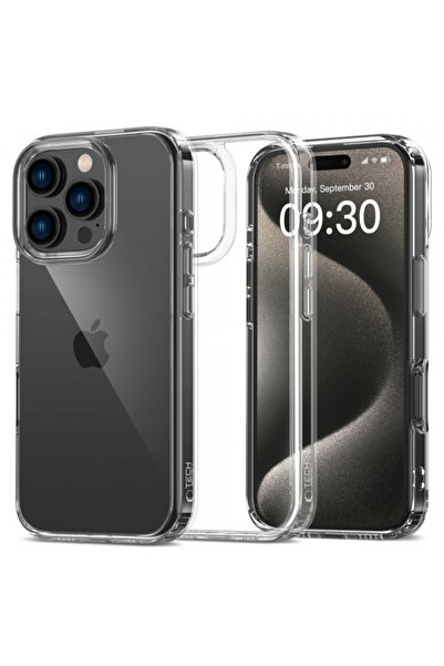 Apple Θήκη για iPhone 16 Pro Max, Tech-Protect, Flexair Hybrid, Διαφανής