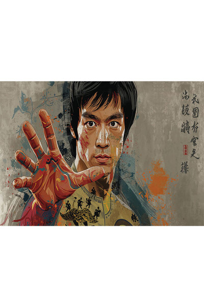 VIODESIGN Fototapet Copii, autoadeziv, Bruce Lee , multicolor,80x120 cm CO488