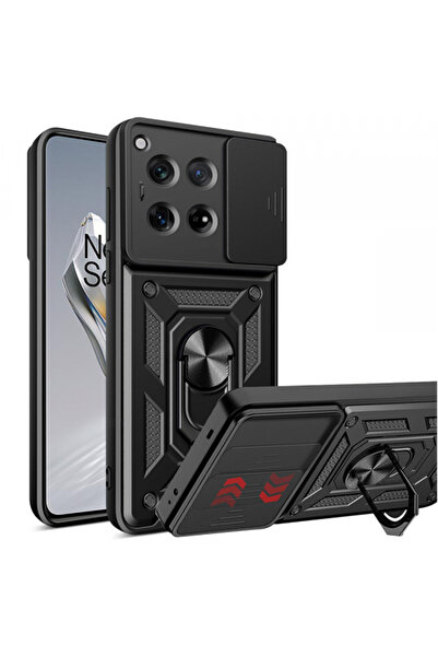 Oneplus Husa pentru 12, Techsuit, CamShield, Neagra