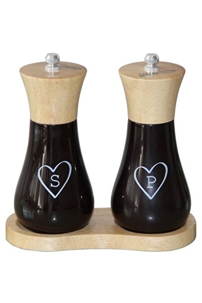 Art of Dining by Heinner Set of 2 Heinner salt/pepper mills, 15 cm + Stand