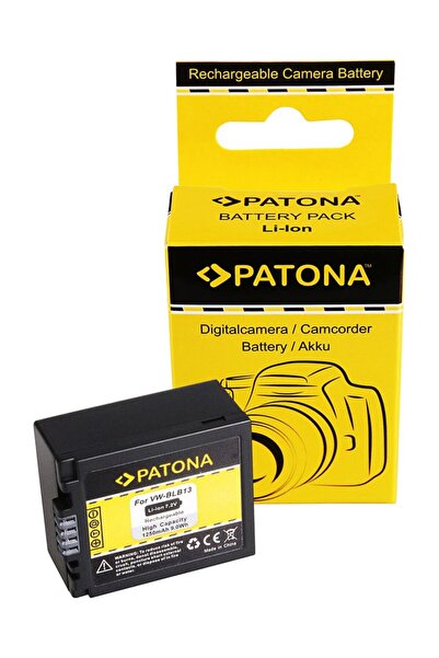Patona Battery for Panasonic DMW-BLB13 DMW-BLB13E DMC-G1 DMC-G1WEG-K- 1123
