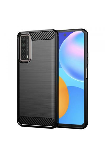 Huawei Husa pentru P smart 2021, Techsuit, Carbon, Neagra