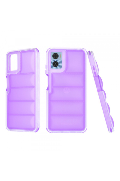 Motorola Husa pentru Moto E22i / E22, Techsuit, Wave Shield, Mov