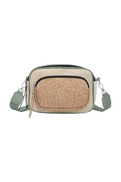 OEM Women's Elegant and Practical Handbag, Faux Leather R1358 Khaki