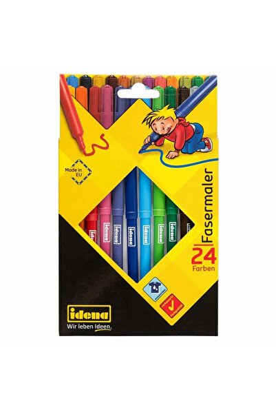 Idena Set Carioci 24 culori, varf 2 mm