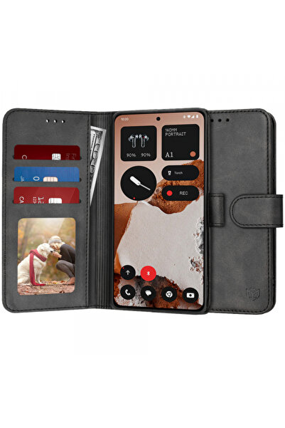 NOTHING Husa pentru CMF Phone 2 Pro, Techsuit, Diary Book, Neagra