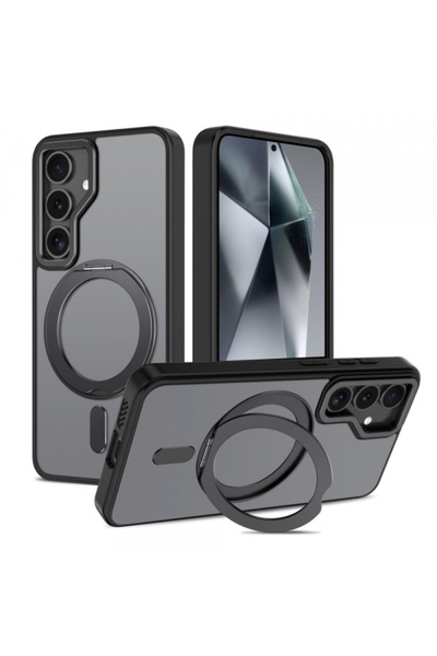 Samsung Husa MagSafe pentru Galaxy S25 S931, Tech-Protect, MagRing, Neagra