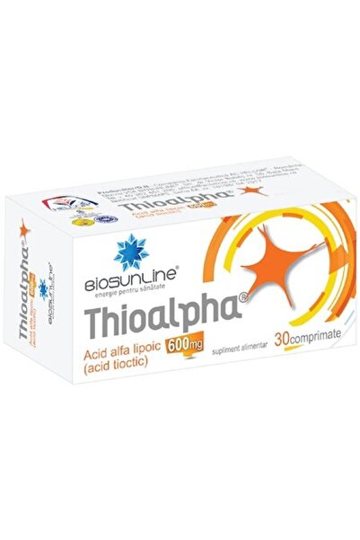 BioSunLine Supliment alimentar Thioalpha 600 mg, BioSunLine, 30 comprimate