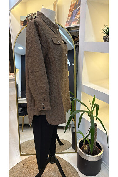 Invee Quilted Mink Jacket 6827