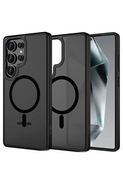 Samsung Husa MagSafe pentru Galaxy S25 Ultra S938, Tech-Protect, Magmat, Neagra