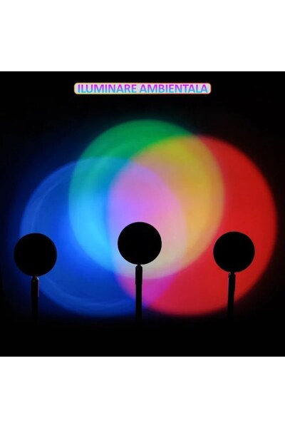 NEXTLY RGB Smart Ambient Lamp with App & Remote, Music Sync, 16 Colors, Metal, Black