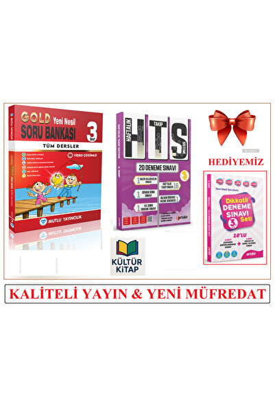 Mavi Tebeşir Yayınları 3. Sınıf Gold Yeni Nesil Soru Bankası & (HTS) Haftalık...