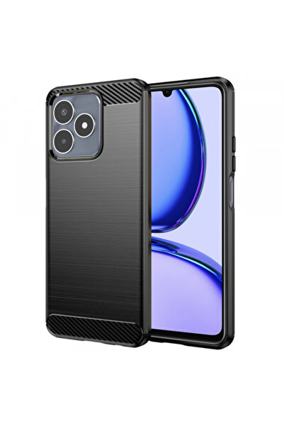 realme Κάλυμμα για C53, Τεχνική στολή, Carbon, Μαύρο